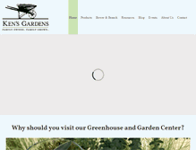 Tablet Screenshot of kensgardens.com